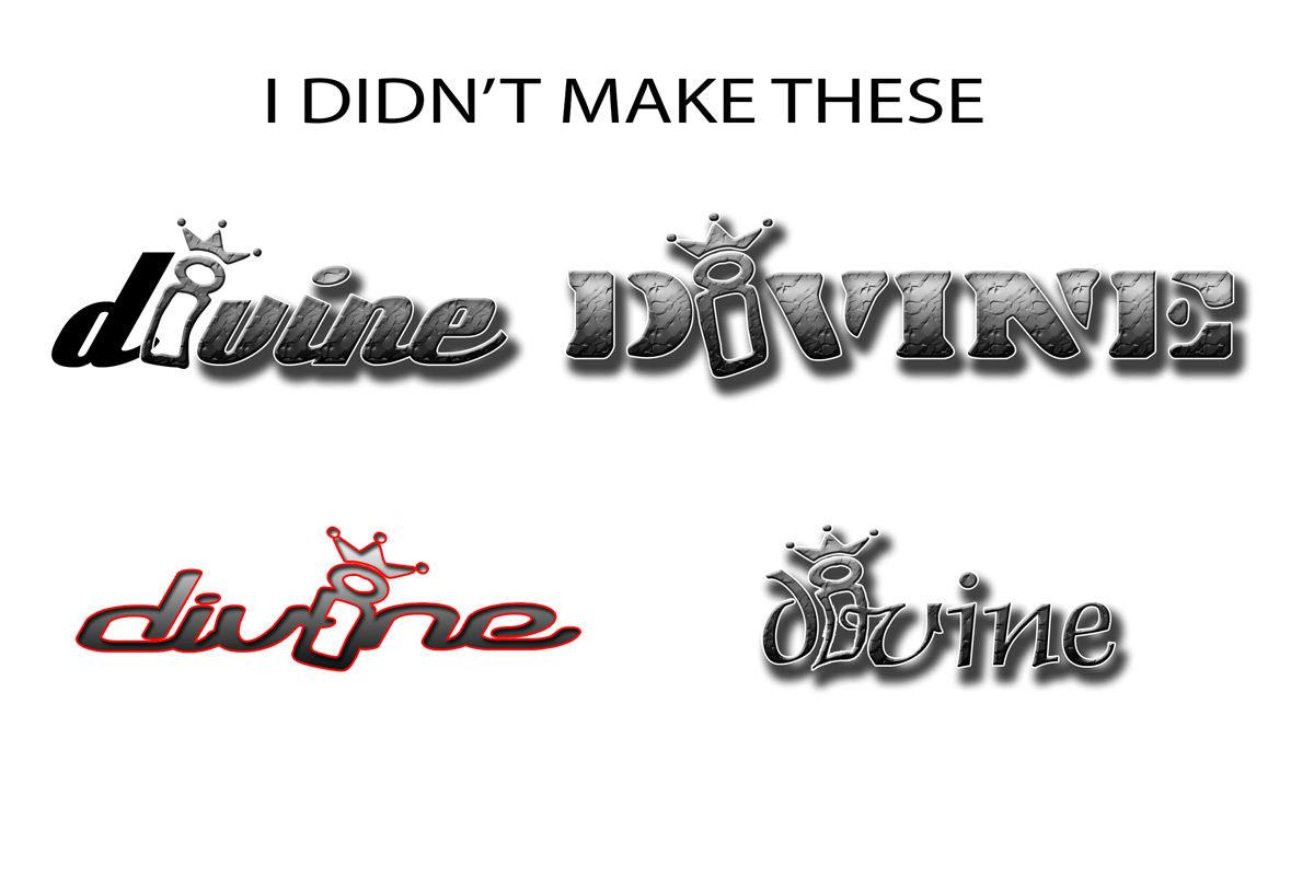 Divine Threadz Bad Old Logos
