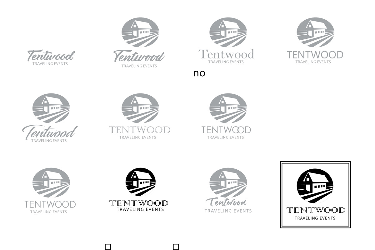Tentwood Logo Iterations